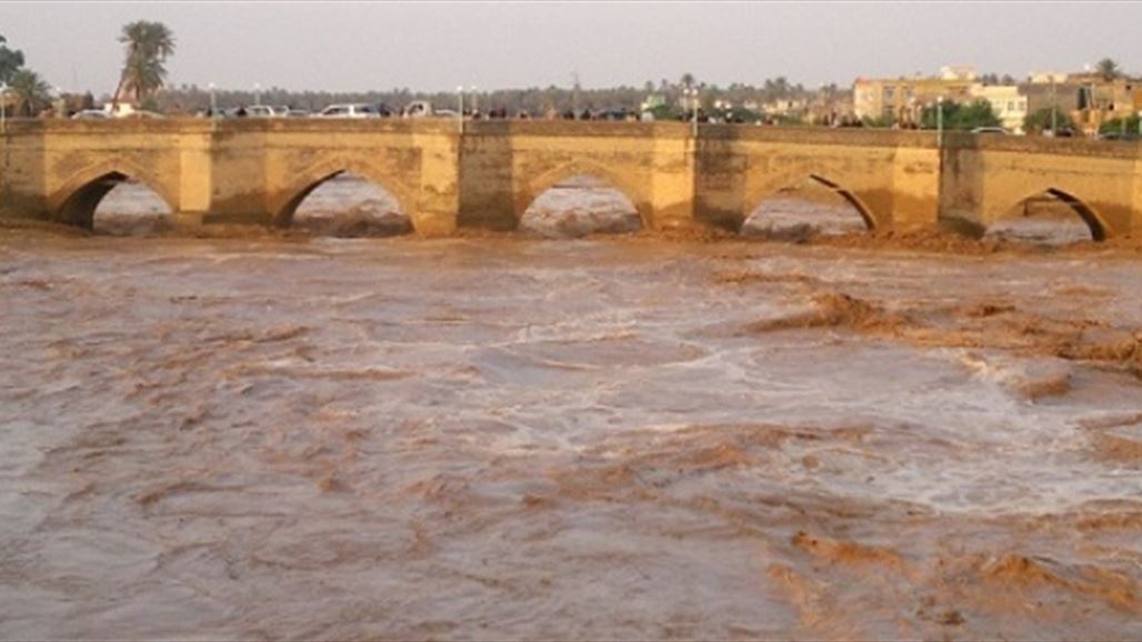 مجلس خانقين: تدفق المياه في نهر الوند بلغ مستويات قياسية نتيجة الأمطار