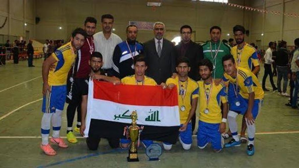 جامعة ديالى تحرز المرتبة الثانية في بطولة الجامعات العراقية بخماسي الكرة