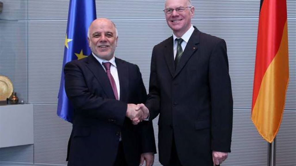 رئيس البرلمان الألماني يؤكد للعبادي دعم بلاده للاقتصاد العراقي