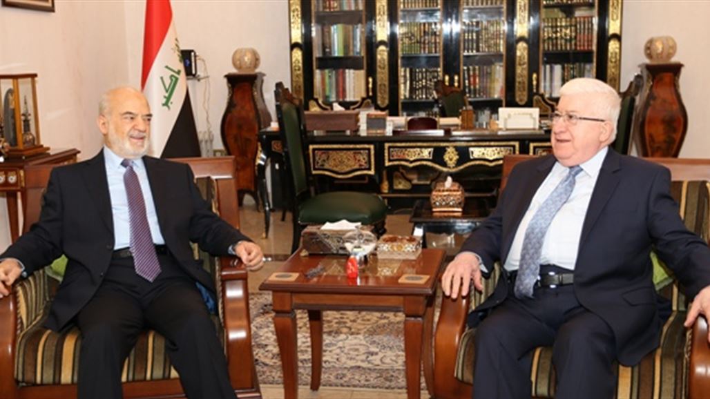 معصوم والجعفري يبحثان نجاح العراق في رئاسته لإحدى المجموعات الأممية