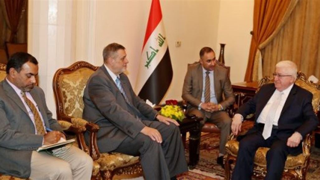 معصوم وكوبيتش يبحثان مساعي المجتمع الدولي لمساعدة العراق