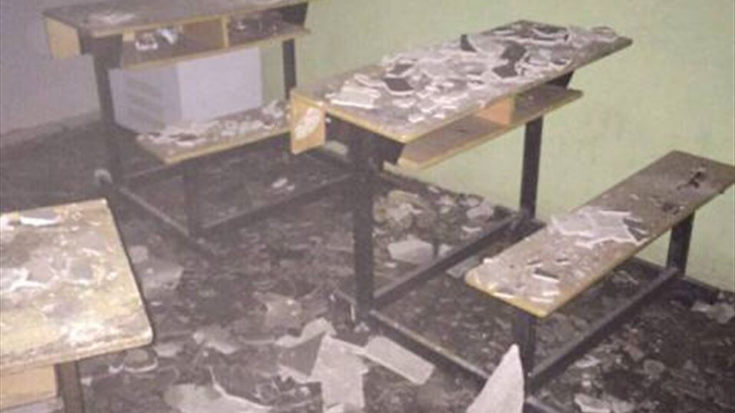 مجهولون يضرمون النار في قاعة امتحانية بمدرسة ابتدائية في كركوك