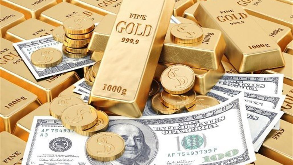 ارتفاع طفيف لاسعار صرف الدولار وانخفاض اسعار الذهب