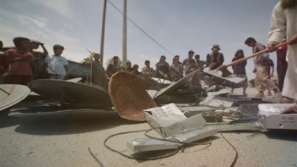 "داعش" يحث اتباعه على تحطيم أجهزة استقبال البث الفضائي