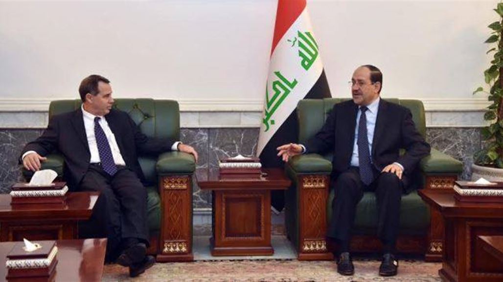 المالكي يبلغ السفير الأميركي بـ"ضرورة" إشراك الحشد الشعبي بتحرير الموصل