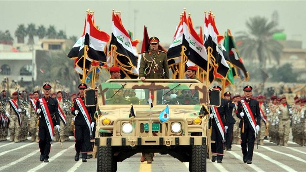 بدء الاستعراض العسكري وسط العاصمة بغداد