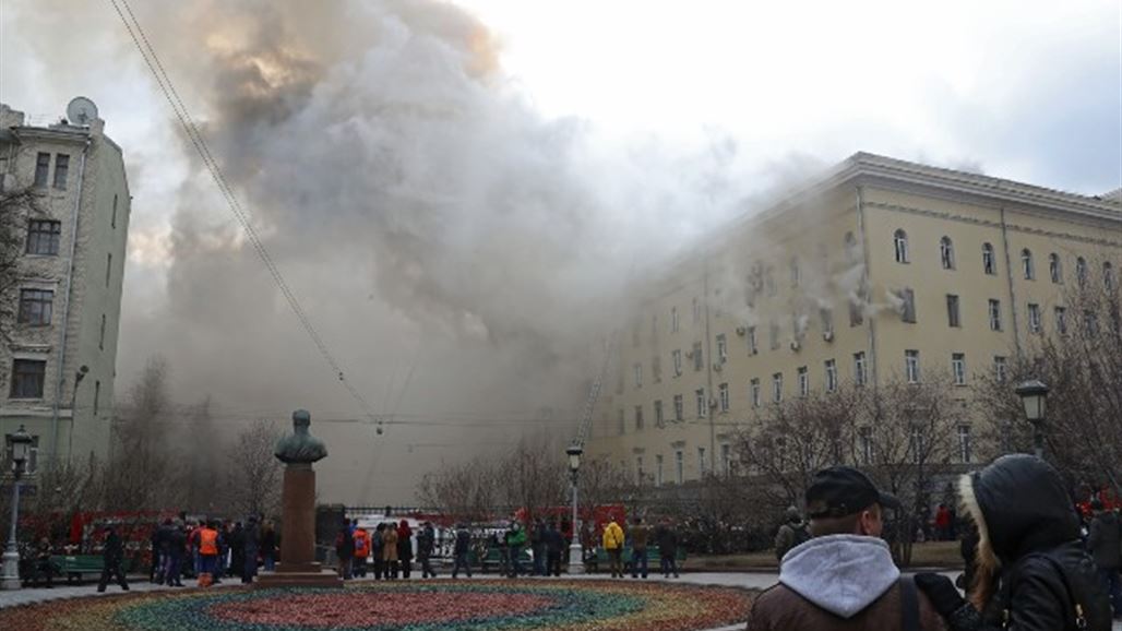 مصرع وإصابة 21 شخصا بحريق في موسكو
