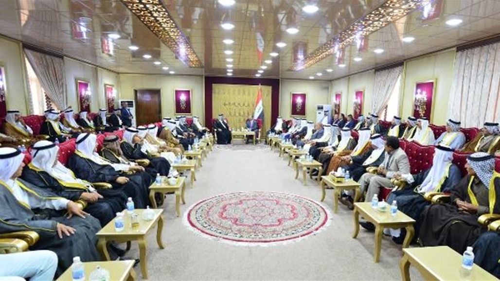 رئيس البرلمان يبحث مع وفد من عشائر حزام بغداد أوضاع مناطقهم