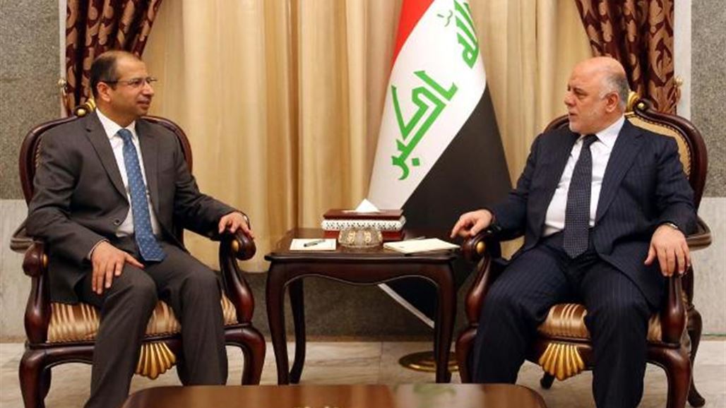 العبادي والجبوري يبحثان تحرير الموصل والعلاقة بين السلطتين التشريعية والتنفيذية