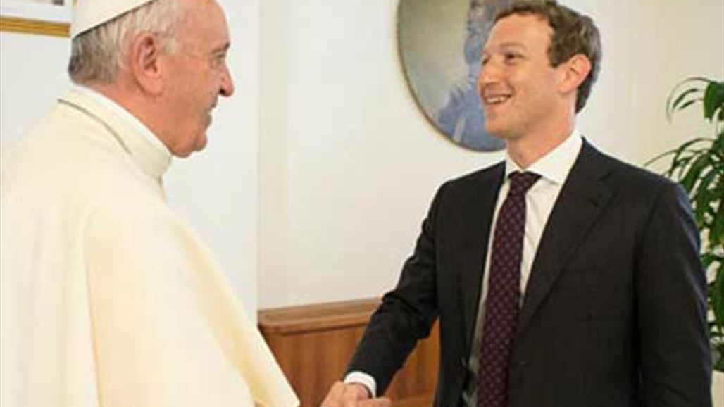 ماذا دار في لقاء البابا فرنسيس ومؤسس فيس بوك ؟
