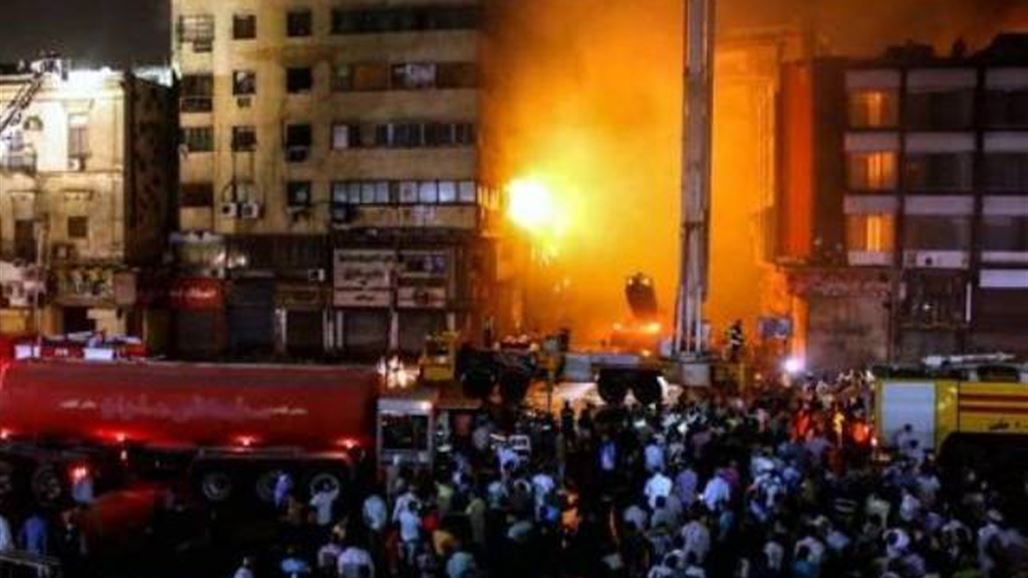 حريق كبير يودي بحياة ثمانية رجال إطفاء في موسكو