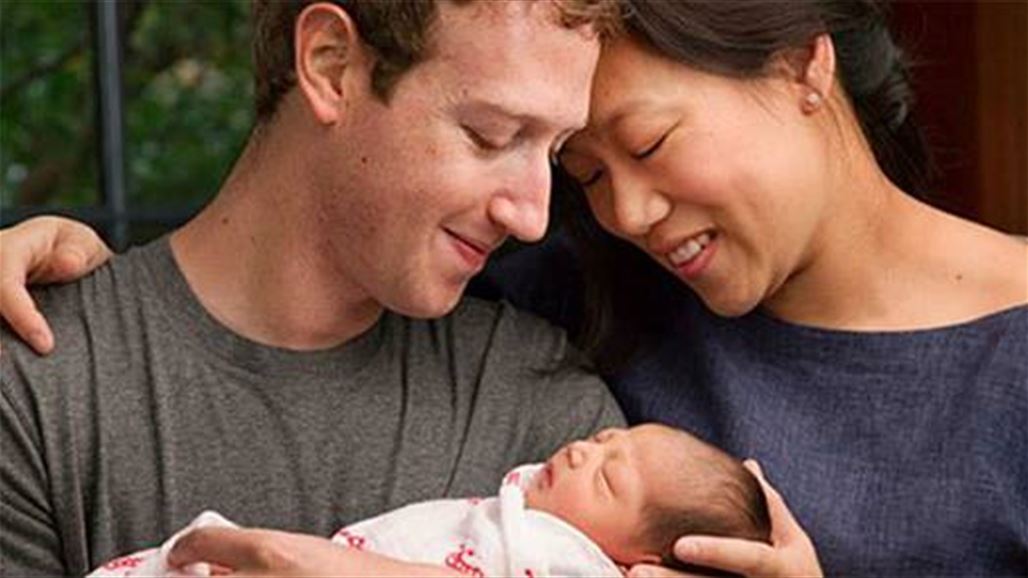 مؤسس"الفيسبوك" أصبح أبا وأهدى العالم 45 مليار دولار