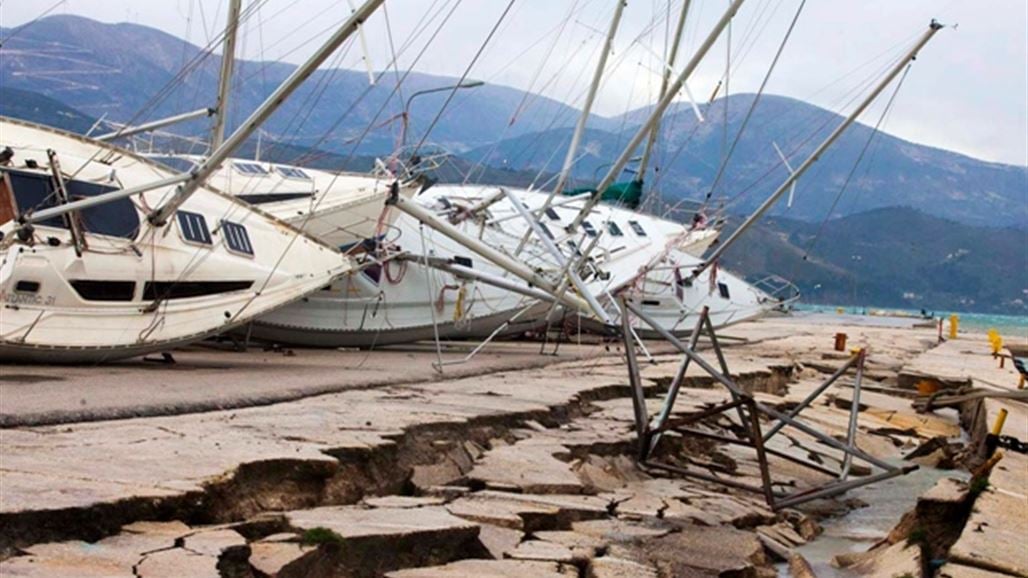زلزال يهز شمال غرب اليونان ووقوع أضرار بطرق