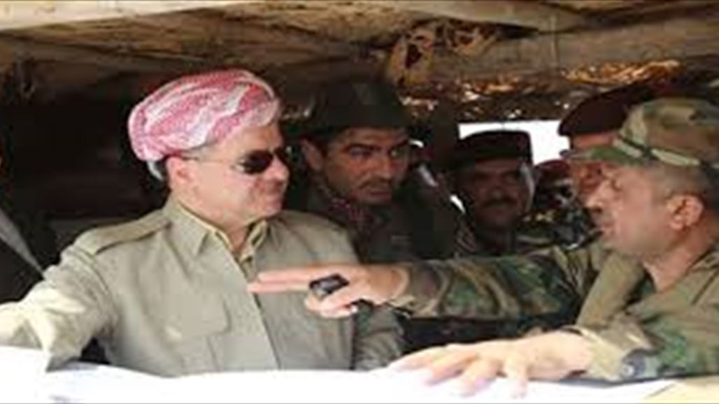 رئيس الاقليم ورئيس حكومة كردستان يصلان محور الخازر
