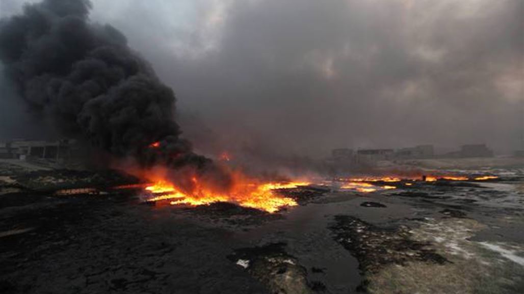 النفط تعلن وصول المعدات الخاصة بإطفاء حرائق آبار القيارة من الكويت