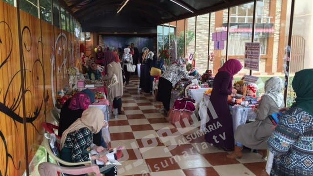 نساء كركوك ينظمن أول بازار بالمحافظة للصناعات اليدوية والأكلات الشعبية