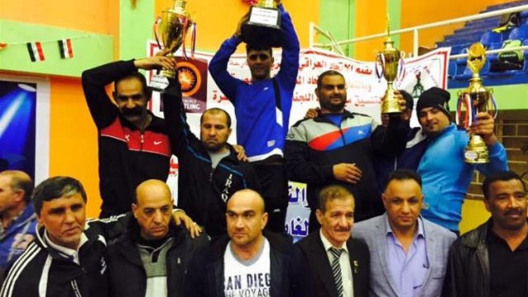 نادي الجماهير يحصد المركز الأول في بطولة أندية العراق للمصارعة لفئة الناشئين