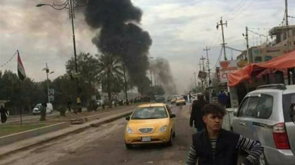 صور اولية لتفجير ساحة 55 بمدينة الصدر