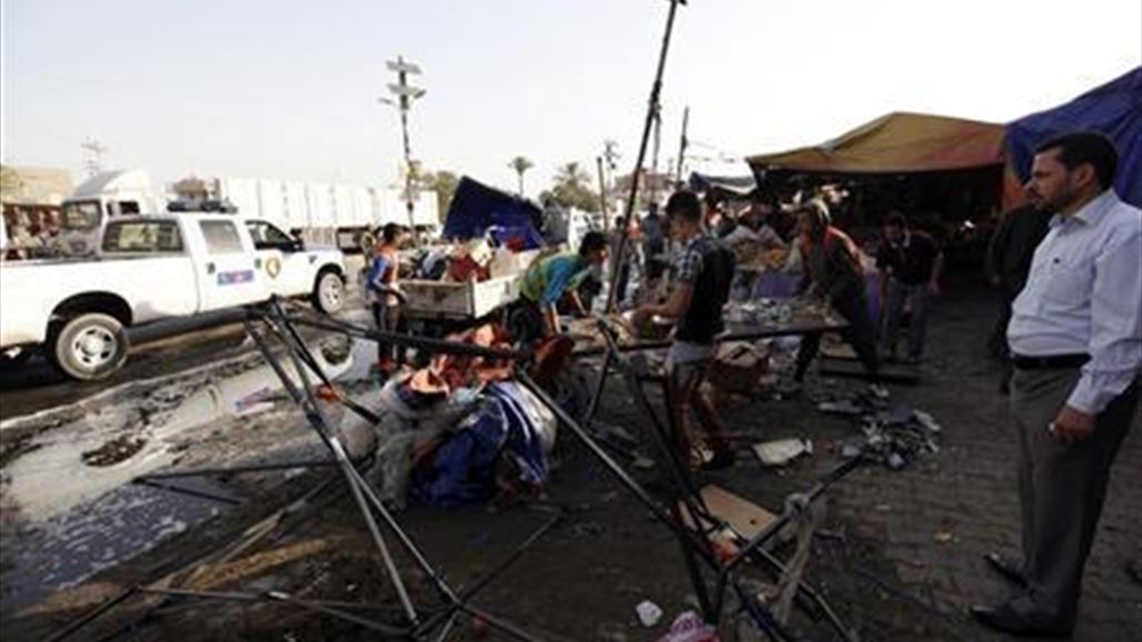مقتل واصابة 19 شخصا بتفجير انتحاري في سوق شعبية شرقي بغداد