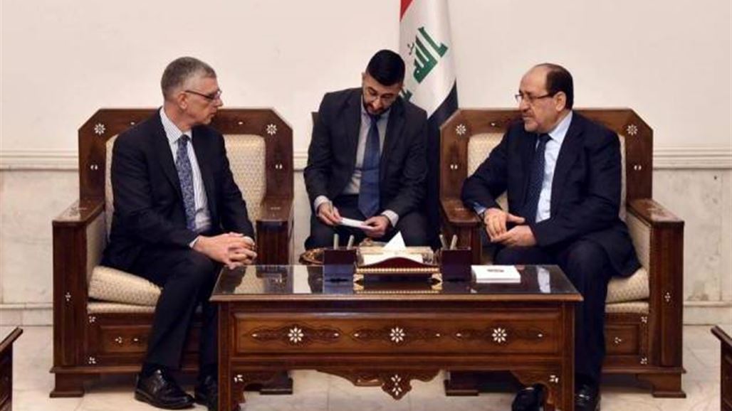 المالكي يدعو المجتمع الدولي لمواصلة دعم العراق لتقليل حجم "معاناة" نازحي الموصل