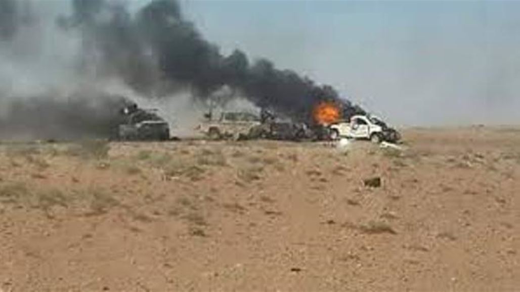 قصف جوي يبيد رتلاً لكتيبة نخبة داعش قرب مطار الموصل