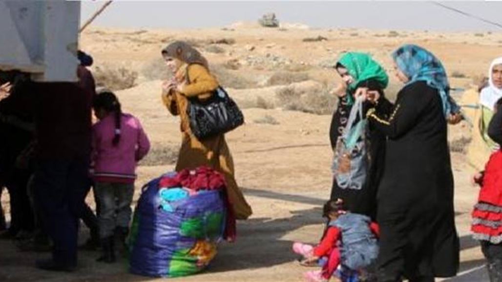هجرة الأنبار تعلن وصول اسر نازحة من الموصل الى المحافظة