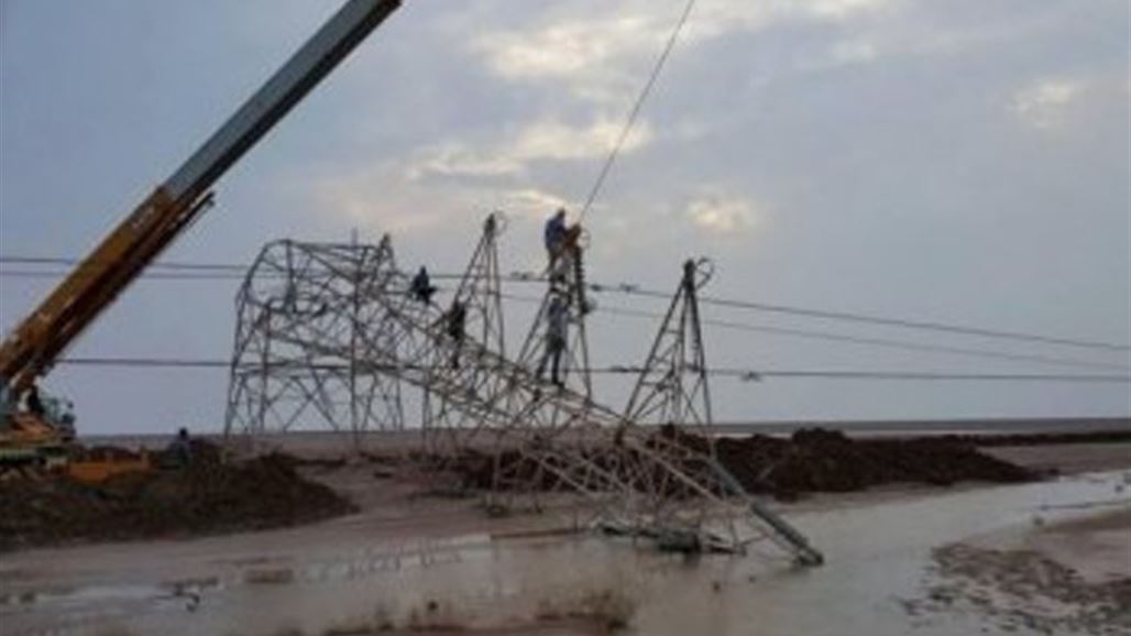 المقدادية: سقوط أربعة ابراج للكهرباء بعمل تخريبي
