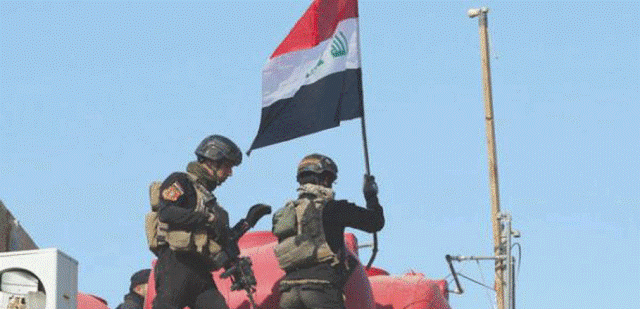 قادمون يا نينوى: تحرير حي الشهداء الاولى ورفع العلم العراقي فوق مبانيه