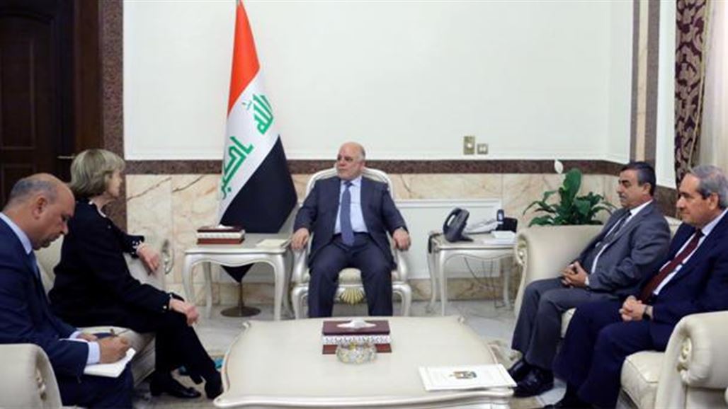 العبادي ورئيسة مجلس الاعمال العراقي البريطاني يؤكدان أهمية تنشيط القطاع التجاري