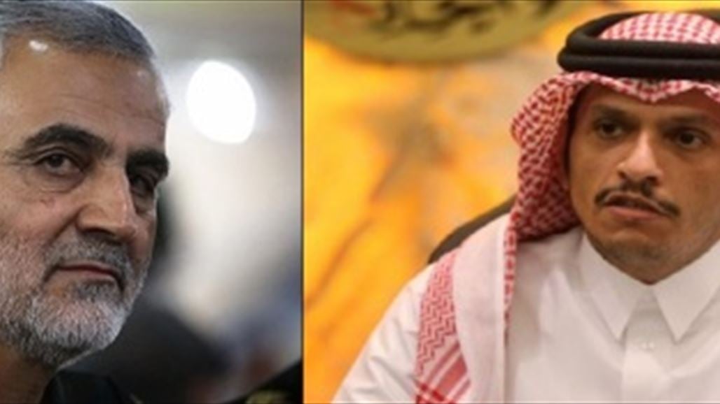 صحيفة سعودية تكشف عن لقاء سري جمع وزير خارجية قطر بسليماني في بغداد
