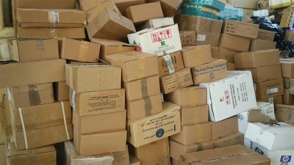 ضبط ومصادرة 30 طنا من الادوية المهربة في مخزن وهمي بالنهروان