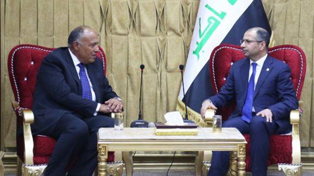 رئيس البرلمان لشكري: العراق حريص على مد جسور التواصل مع جميع العرب