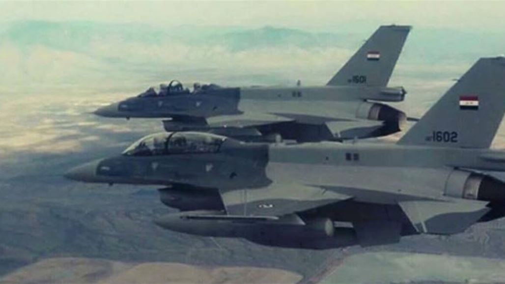 طائرات F16 العراقية تنفذ ضربات جوية في قضاء تلعفر