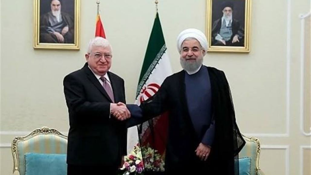 روحاني يبدي لمعصوم رغبة إيران بتطوير التعاون مع العراق وتسهيل منح الفيزا