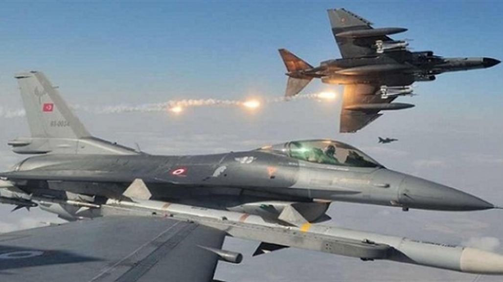 طائرات حربية تركية تهاجم مناطق حدودية شمال أربيل