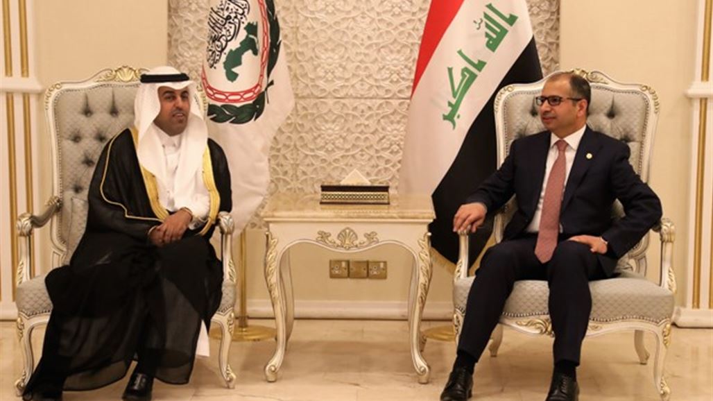 الجبوري ورئيس البرلمان العربي يؤكدان تفعيل آليات العمل المشترك