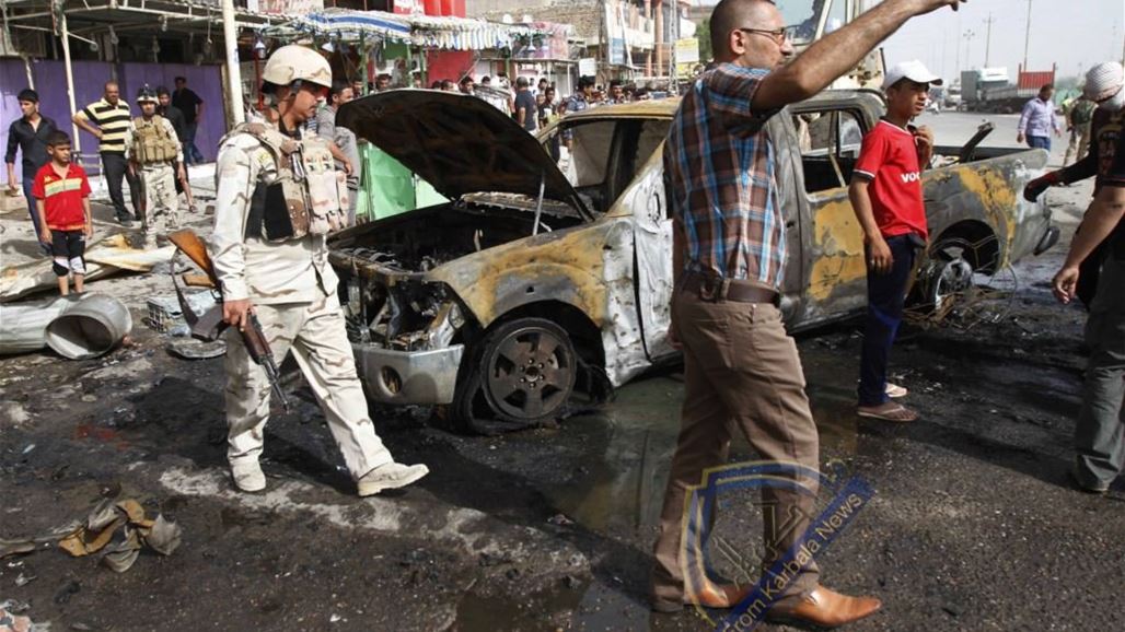 مقتل ثلاثة اشخاص واصابة خمسة اخرين بانفجار سيارة مفخخة جنوب غربي بغداد