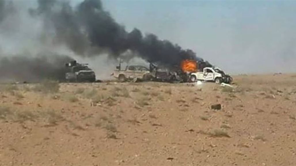 مقتل 22 عنصراً من "داعش" بقصف دولي استهدف رتلاً للتنظيم غربي الأنبار