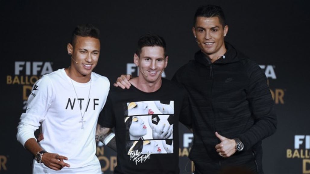 الفيفا: رونالدو وميسي ونيمار يتنافسون على جائزة أفضل لاعب في العالم