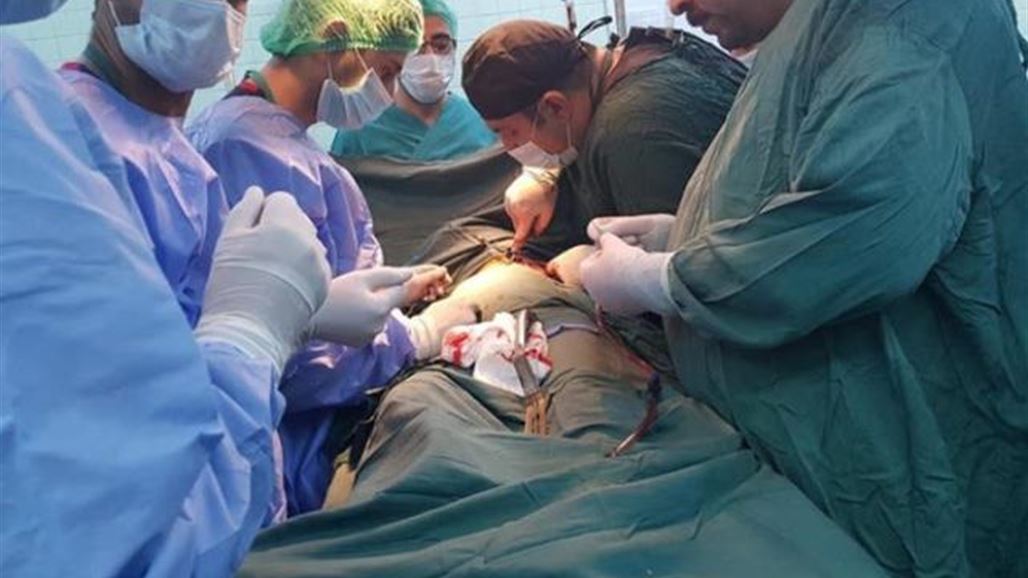 إنقاذ حياة طفلة بعملية جراحية مصابة بشظايا من بقايا ذخائر "داعش" في الحويجة
