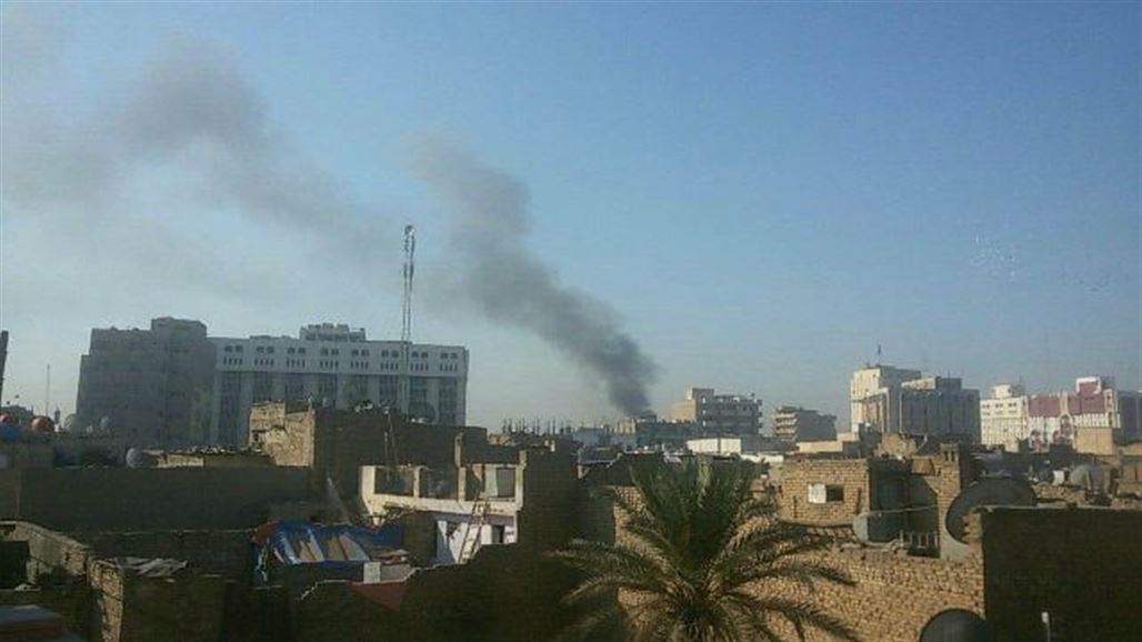 اندلاع حريق وسط بغداد