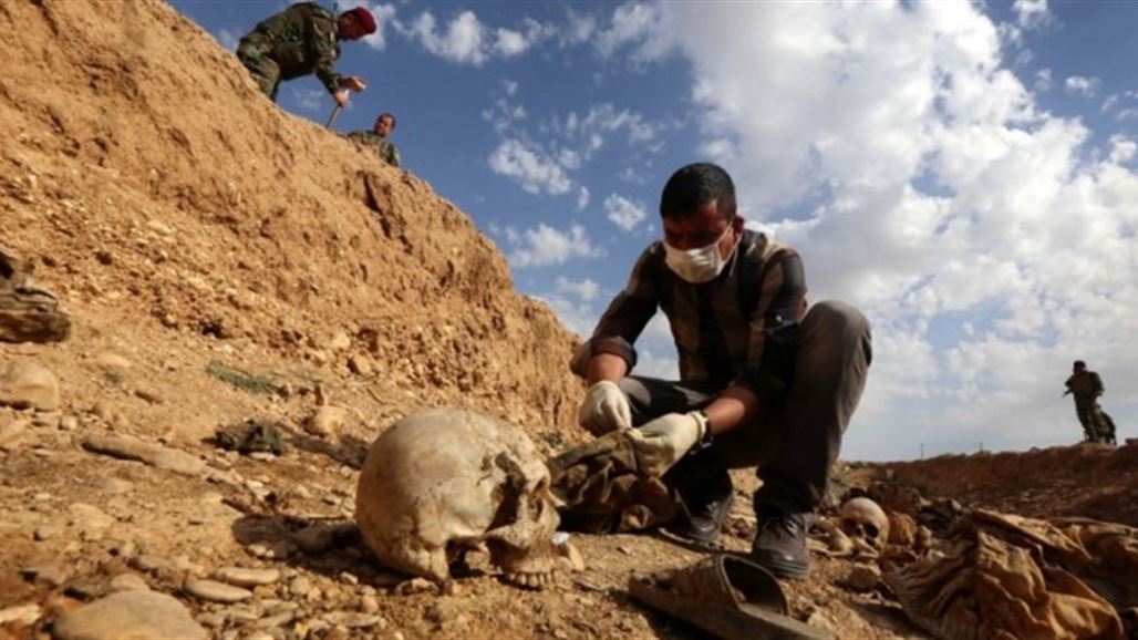 مسؤول محلي: العثور على 62 مقبرة جماعية لايزيديين في سنجار تضم آلاف الجثث