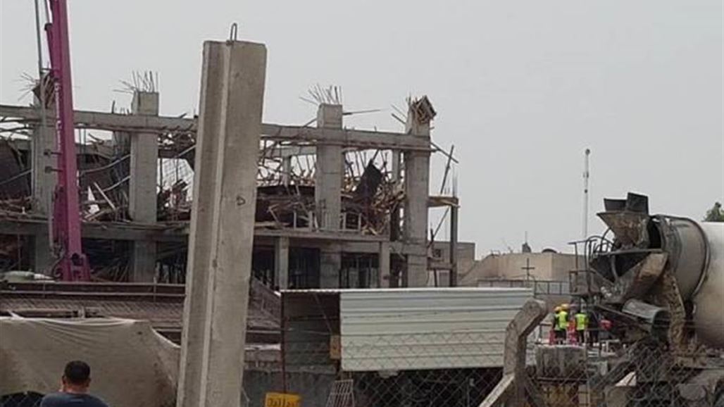 إصابة عشرة عمال جراء انهيار مبنى قيد الإنشاء في دهوك