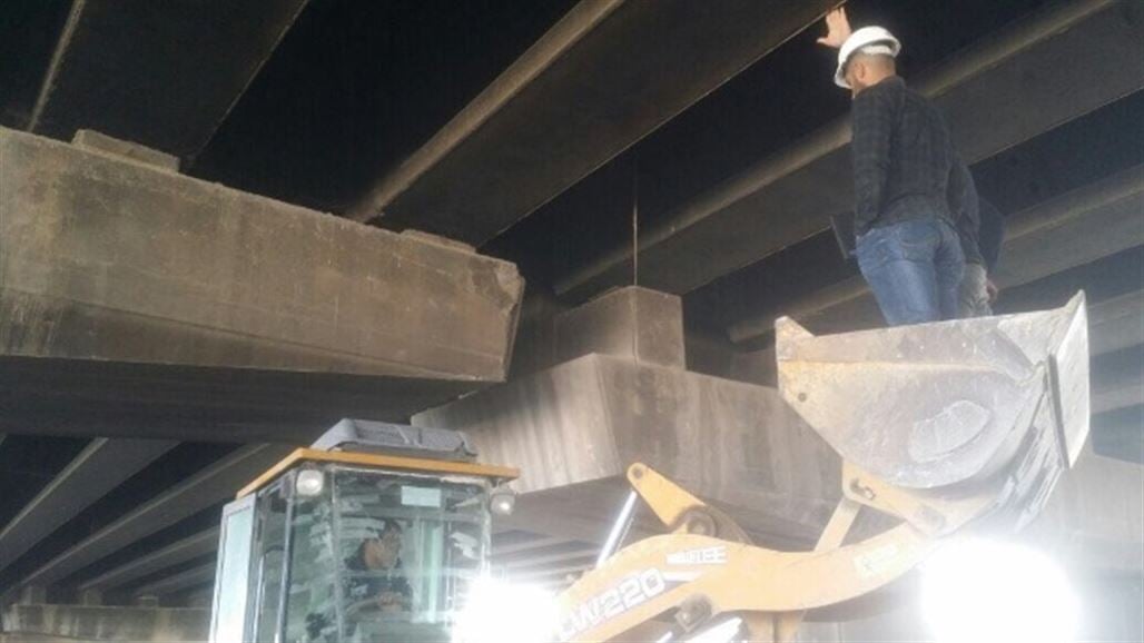 أمانة بغداد تعلن المباشرة بأعمال صيانة مجسر محمد القاسم