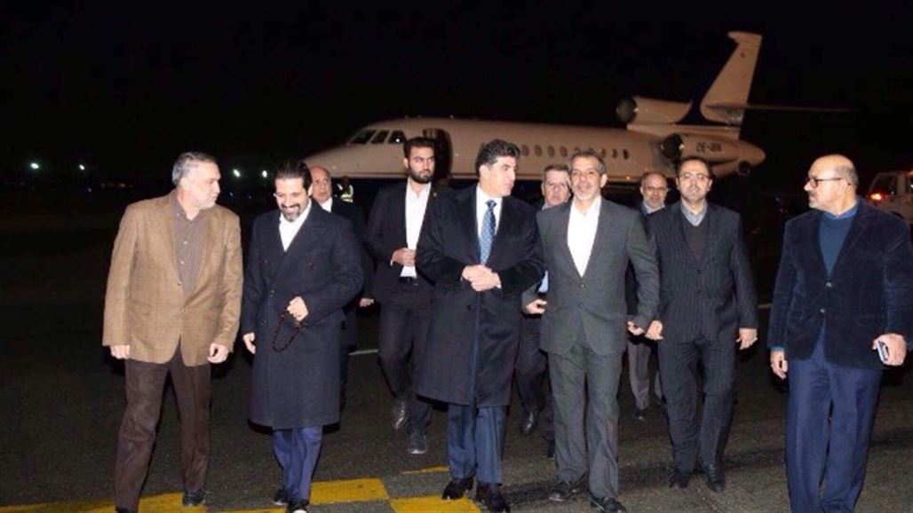 البارزاني يصل الى طهران قادماً من بغداد