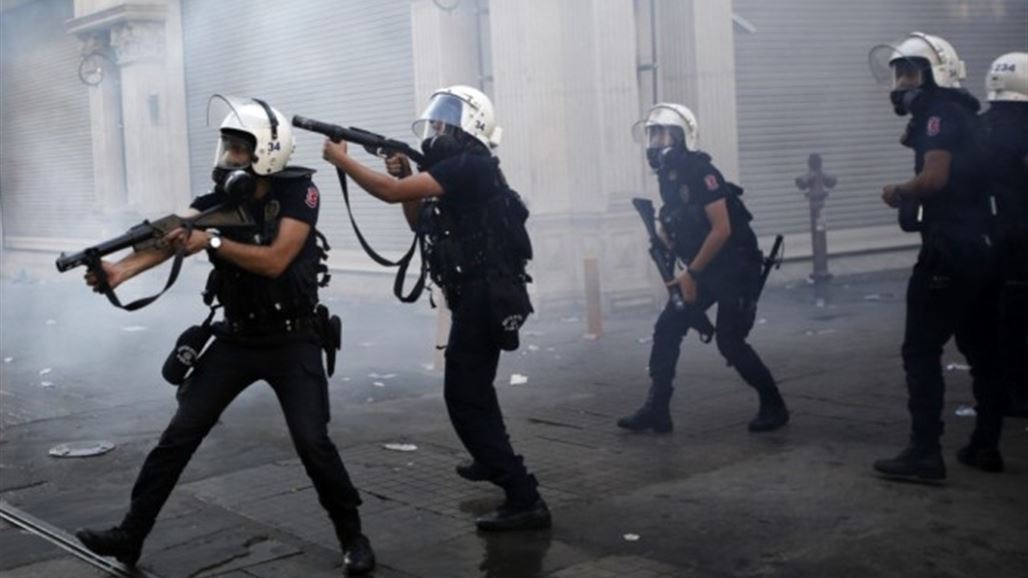 الشرطة التركية تفرق تظاهرة مؤيدة للكرد في أنقرة