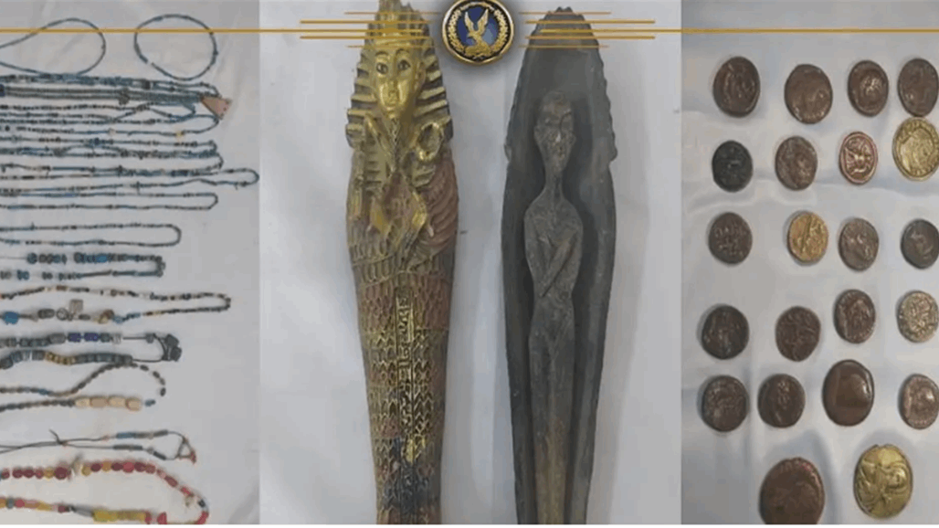 مصر..  ضبط متحف كبير بمنزل يحوي 1118 قطعة أثرية ومومياوات  
