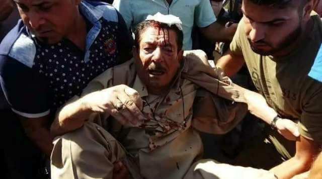 بالصور.. حادث الشاعر عريان السيد خلف في بغداد اليوم