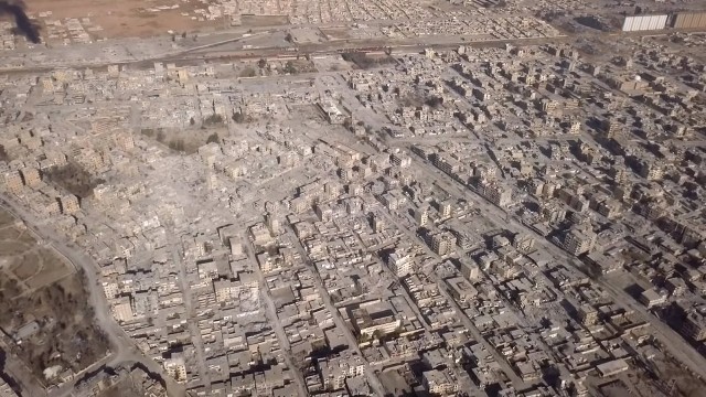  Modern aerial photographs showing the massive destruction in the Syrian capital  636571195762036320-5ab081a095a59787508b45dc