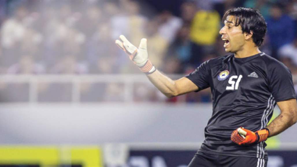 جلال حسن افضل لاعب في مباراة الزوراء وذوب آهن الايراني